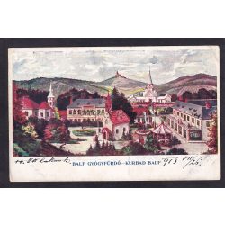 Balf gyógyfürdő régi képeslapon 1913