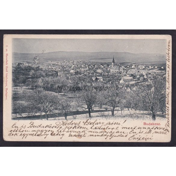 Budakeszi régi képeslapon. Hatschek Emil kiadása