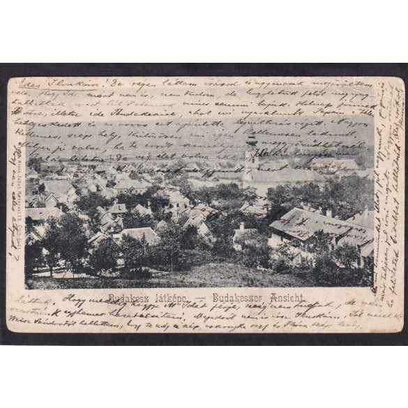 Budakeszi régi képeslapon. Látképe 1903.