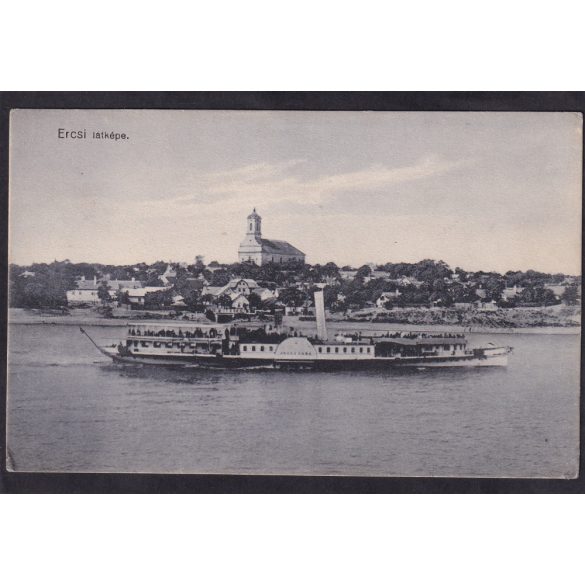 Ercsi látképe hajóval 1930