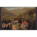 Körmöczbánya régi képeslapon. Körmöcbánya Zólyom völgye, vadászkűrt. Ritter Lipót kiadása.