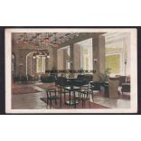 Pöstyén régi képeslapon. Thermál Palace hotel belseje