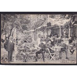   Forgó Károly Várkerti kioszkja- naponta katona zene. Budapest 