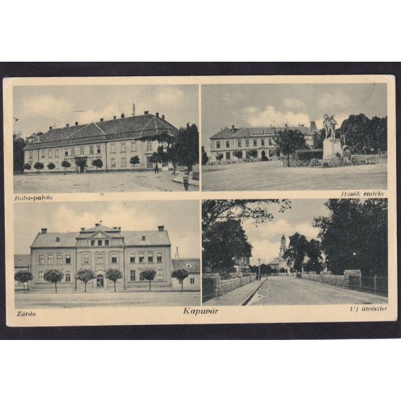 Kapuvár régi képeslapon, Röszler 1940