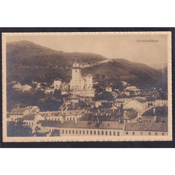 Körmöcbánya régi felvidéki képeslapon, Ritter Sándor kiadása
