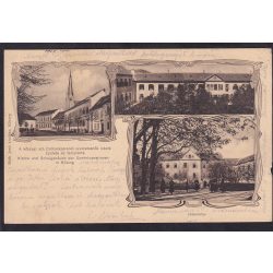   Kőszegi Domonkosrendi szerzetesnők iskola épülete és temploma. Róth Jenő kiadása 1906