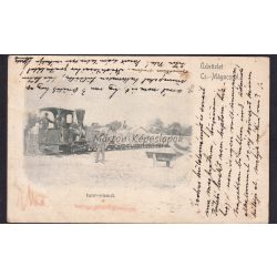 Mágocs ipar vasút régi képeslapon 1904