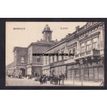 Miskolc régi képeslapon. Színház és üzletek. 