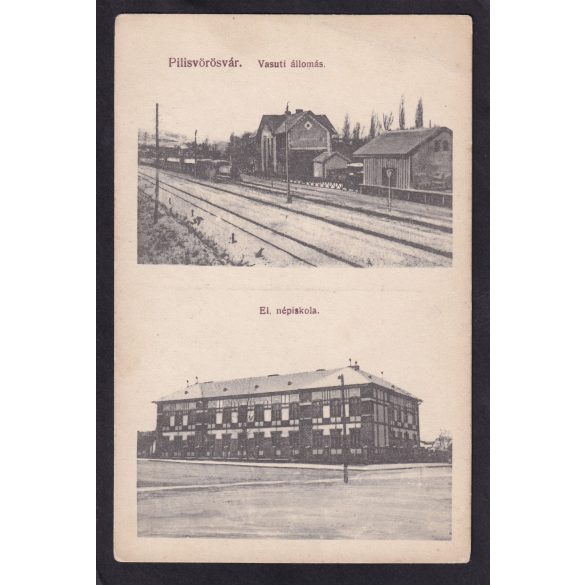 Pilisvörösvár vasúti állomás és el. népiskola