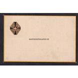 Hivatalos Hadsegélyező jelvény képeslapon. Schwarz Gelben Kreuz 1914