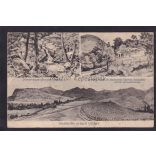 Szentendre, Bucsina vízesés, Ó kúti völgy, nyugati tájkép.