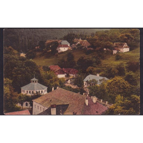 Szklenófürdő régi képeslapon, látkép