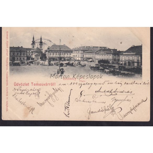 Temesvár Losonczy tér 1899