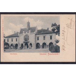 Tiszafüred régi képeslapon, városháza 1902
