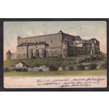 Zólyom vára régi felvidéki képeslapon